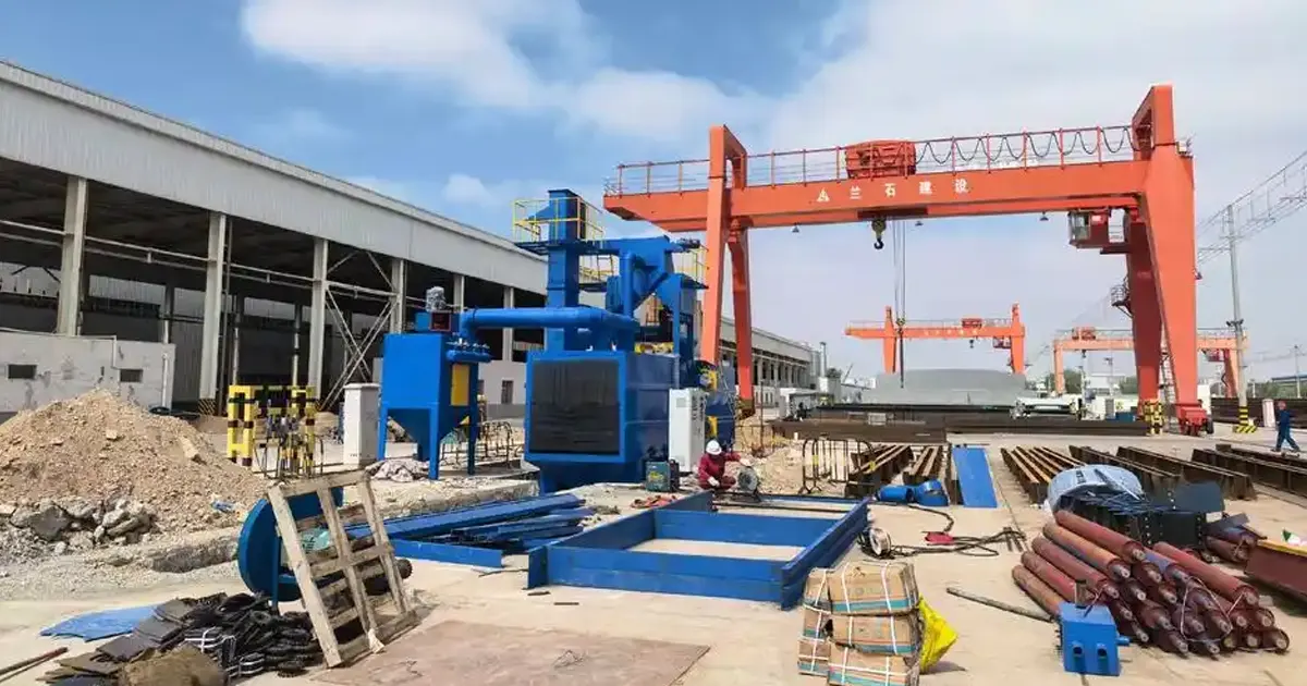 抛丸机设备示意图