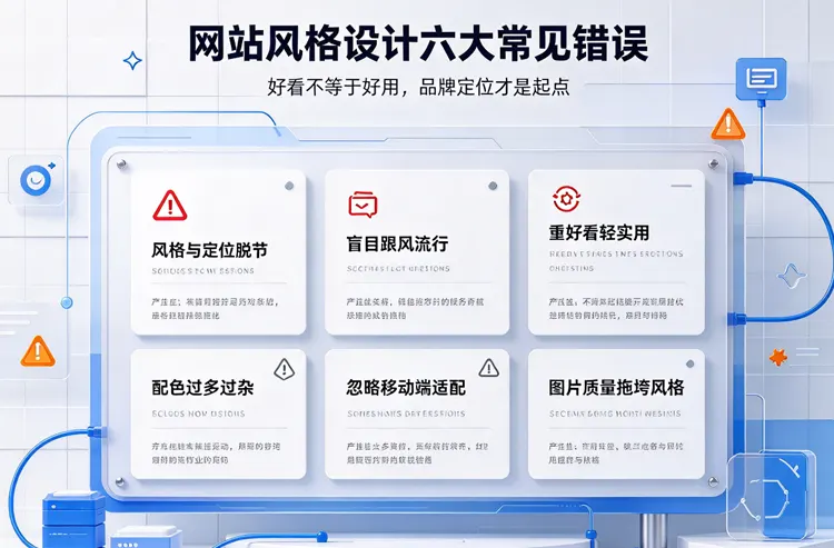网站风格设计常见六大错误