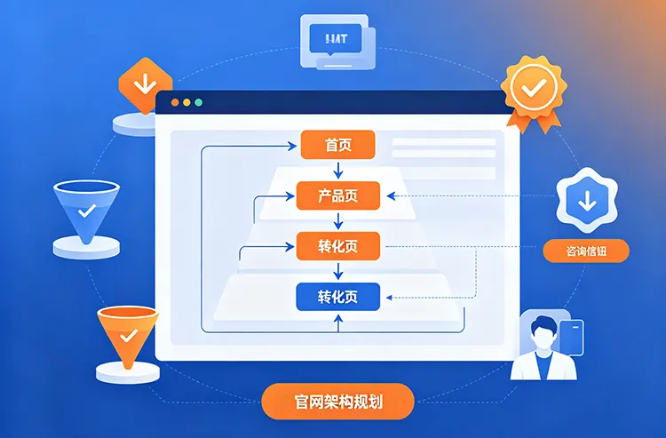 官网架构规划如何决定用户转化效率
