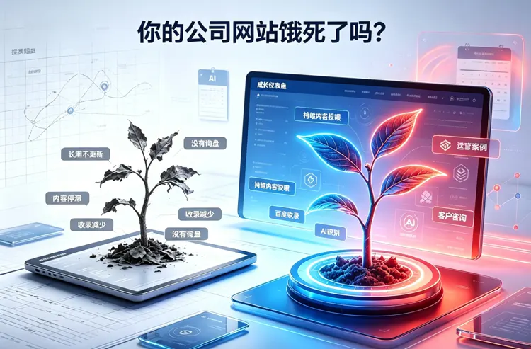 你的公司网站饿死了吗