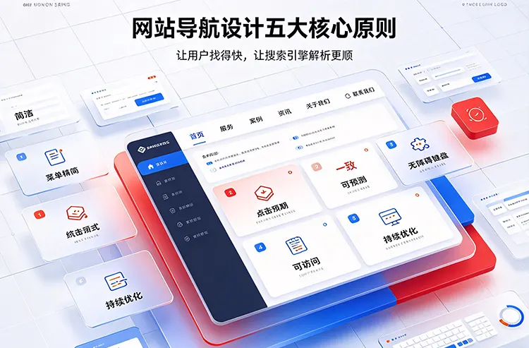 网站导航设计五大核心原则
